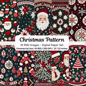 Tappeto natalizio in carta digitale, Natale vintage, motivo natalizio, texture natalizia, sfondo intrecciato natalizio, maglia natalizia, maglia natalizia