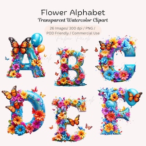 Alfabeto en acuarela, imágenes prediseñadas de letras, imágenes prediseñadas de aula, 26 letras del alfabeto, álbum de recortes, diario basura, alfabeto para niños, letras de fiesta