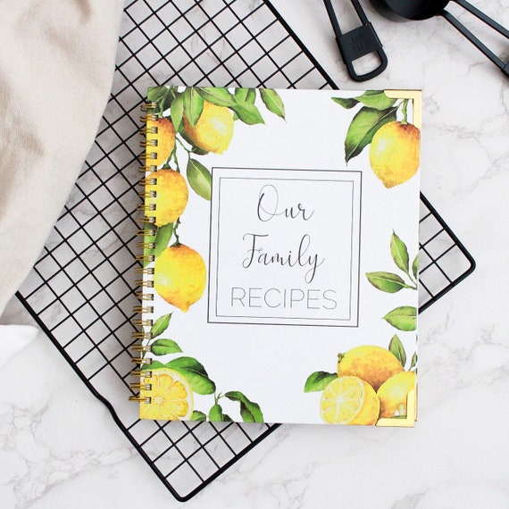 Blank Recipe Book To Write In Your Own Recipes, Recipe Notebook