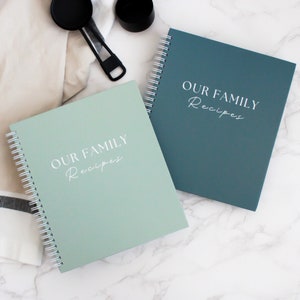 Blank Recipe Book To Write In Your Own Recipes DIY Family Cook Book Keepsake Journal Notebook Template Create Personalized Cookbook Heirloom