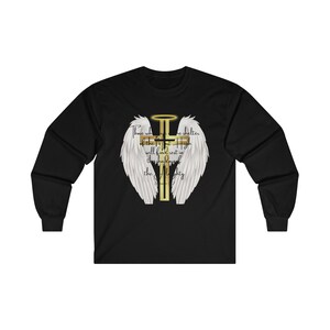 Degenen die in het asiel wonen... Ultrakatoen T-shirt met lange mouwen