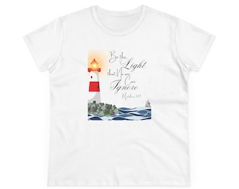 Be The Light Light Lighthouse Grafisk T-shirt