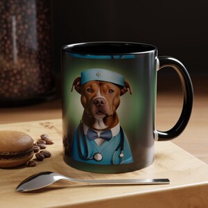 Dr. Dog Coffee Mug - Two-Tone Accent Mug
