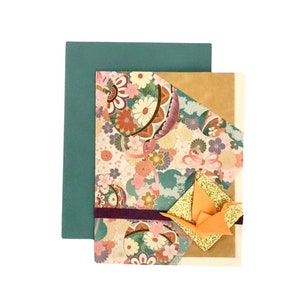 Carte en origami, Cartes de voeux en origami, Cartes de voeux, Carte en origami, Carte, Carte en origami du Japon, Cartes d'anniversaire, Cartes de voeux vierges