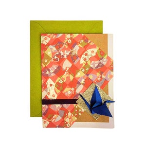 Carte en origami, Cartes de voeux en origami, Cartes de voeux vierges, Carte d'anniversaire, Carte en origami, Carte, Carte en origami Japon