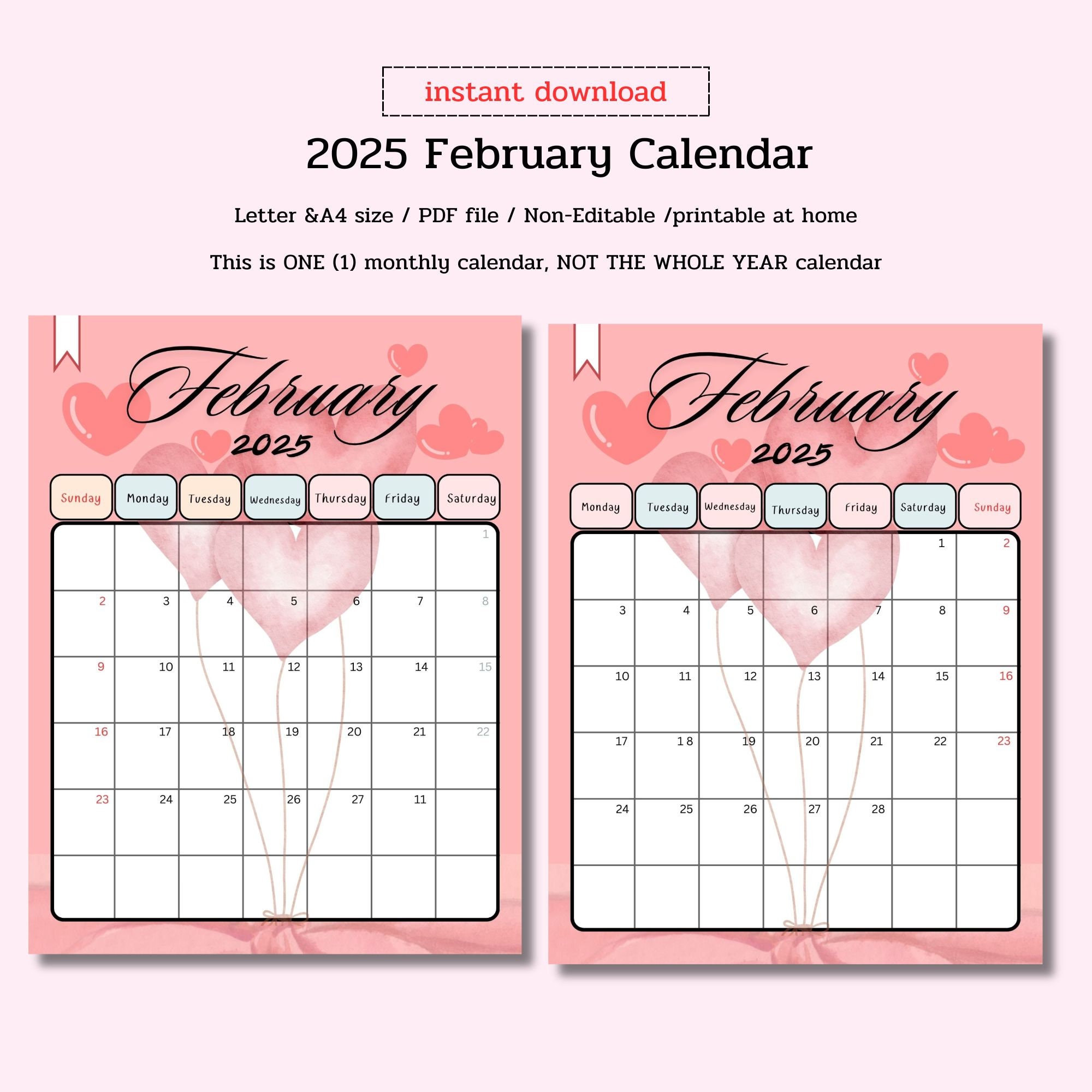 february-2025-calendar-pdf-vertical-layout-digital-download-monthly-planning-organizer-for-home-work-pdf-format-a4-letter-size-etsy