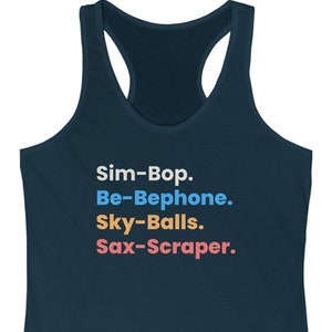 Simple lyrics Phish Racerback Tank Top: Music Lyric Festival Clothing
