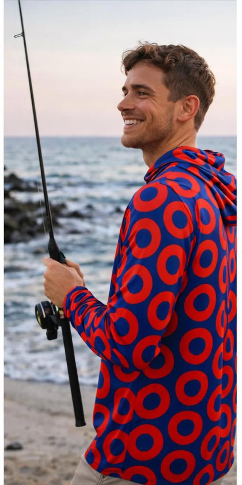 Phish Donuts UPF 50+ Performance Sun Hoodie | Lightweight Moisture-Wicking Shirt image 2