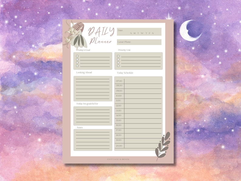 Pink Fairy-daily, Weekly, Monthly Calendar-practical and Mystical - Etsy