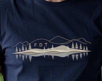 FDT Shirt Unisex Shirt F Donald Trump Shirt T-Shirt Anti Trump Shirt  Democrat Liberal Shirt Minimalist Protest Shirt Tree Mountain Design
