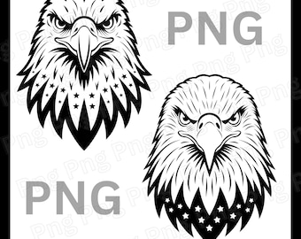 Adelaar hoofd png adelaar png patriottische png American Pride Bald Eagle sublimatie Bald Eagle Shirt Design png USA patriottische png digitale download