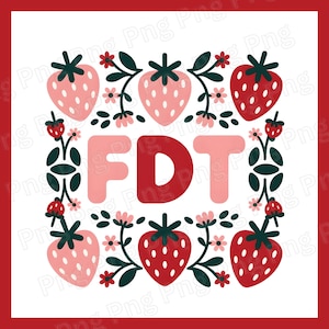 Subtle FDT Png Anti Trump Png Strawberries Png Protest Trump Png Resist Trump Png Anti MAGA Png Resistance Resist Png FDT Sublimation Design
