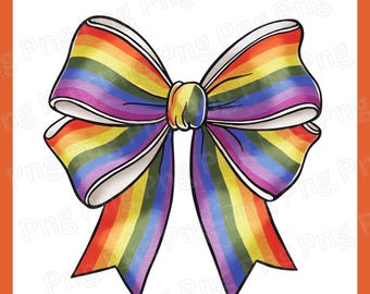 Regenbogen Kokette Bogen Png Buntes Stolz Band Png Trendiges kokett Ästhetisches Png LGBT Pride Month Pride Sublimation Design LGBTQ Unterstützung Png