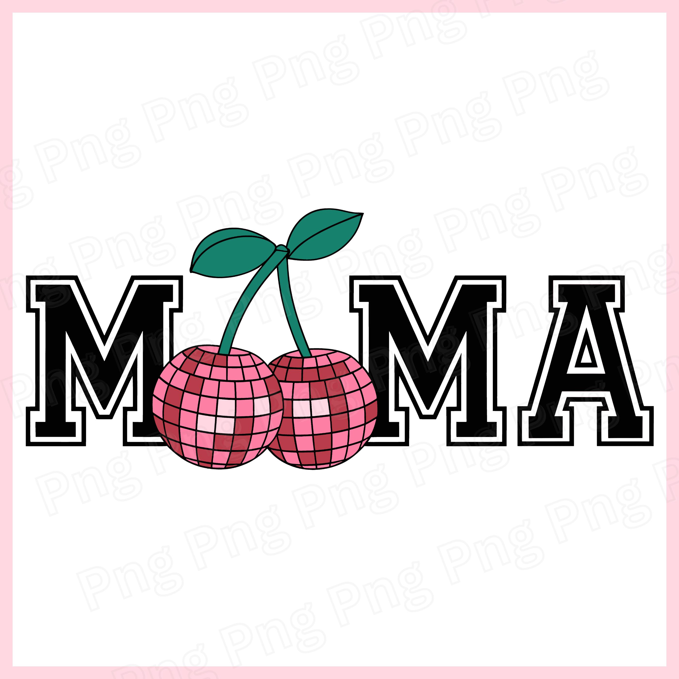 チェリーのママ Mama Cherry Svg Png - Etsy