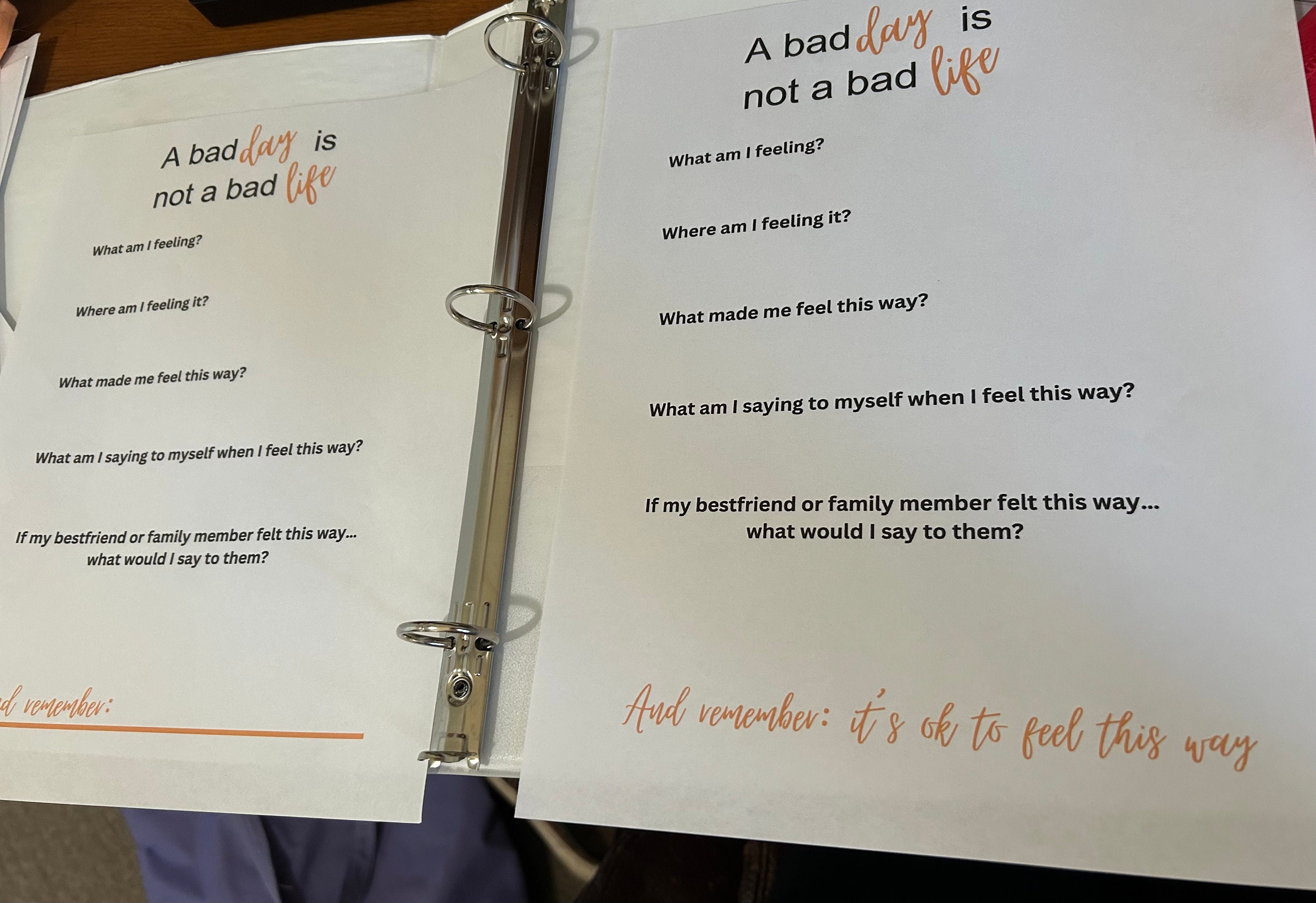 A Bad Day Printable Journal Entry - Etsy