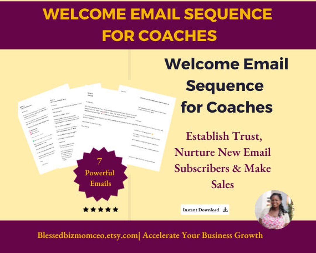 Email Sequence for Coaches, Email Marketing Sequence, Email