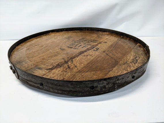 Distillery Stamp Metal Ring Lazy Susan