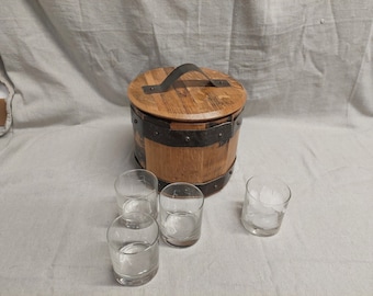 Bourbon Barrel Ice Bucket