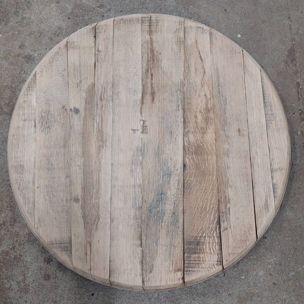 Bourbon Barrel Top, Cleaned