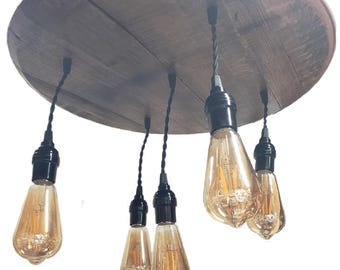 Barrel Head Chandelier