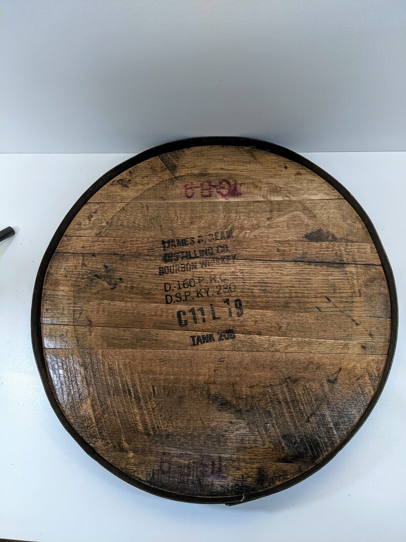 Distillery Stamp Metal Ring Lazy Susan image 4