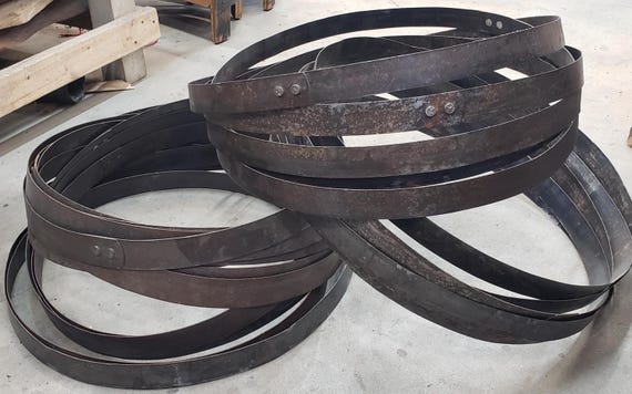 Whiskey Barrel Metal bands / Bourbon Barrel Ring