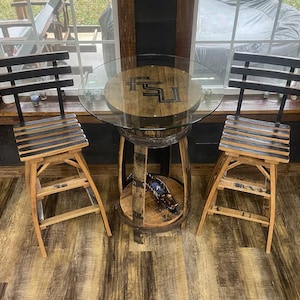 Bourbon Barrel Pub Table