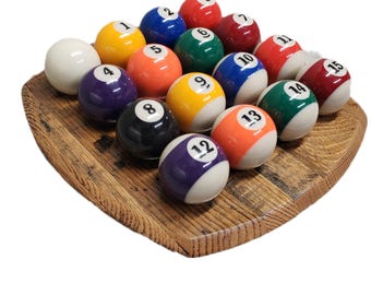 Barrel Head Billiard Ball Tray