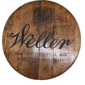 Bourbon Barrel Hairpin End table imagem 13