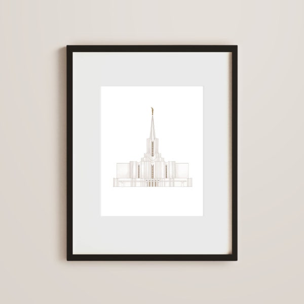 Jordan River Utah Temple - Digital Download