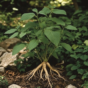 American Panax Ginseng Seeds – Organic Heirloom Seeds for Medicinal Herb Gardens | High Germination | Rare Herbal Plant