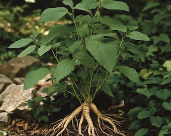 American Panax Ginseng Seeds – Organic Heirloom Seeds for Medicinal Herb Gardens | High Germination | Rare Herbal Plant