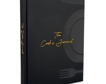 The Cook’s Journal – Blank Recipe Book to Write in Your Own Recipes | Elegant Hardcover with Pocket