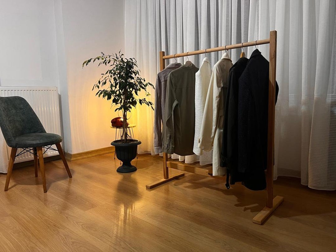 Free Standing Hanger Freestanding Clothes Rack Clothes Rack Etsy