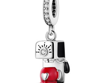 coffee machine charm fit for Pandora Bracelet 925 sterling silver,
