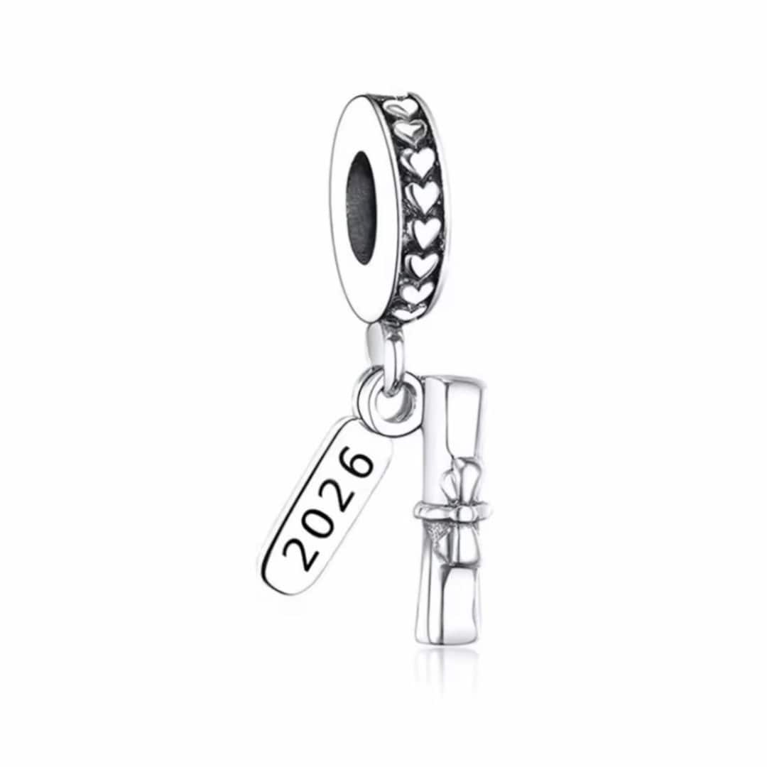 Cofanetto Regalo Laurea collana in argento con ciondolo gufetto portafortuna e matita, idea regalo per la Laurea - Italia