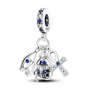 protection charm Egyptian style 925 sterling silver fit for silver Bracelet