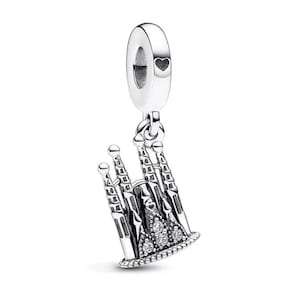Ciondolo della Sagrada Familia in argento sterling 925, adatto per braccialetti in argento, famoso edificio.