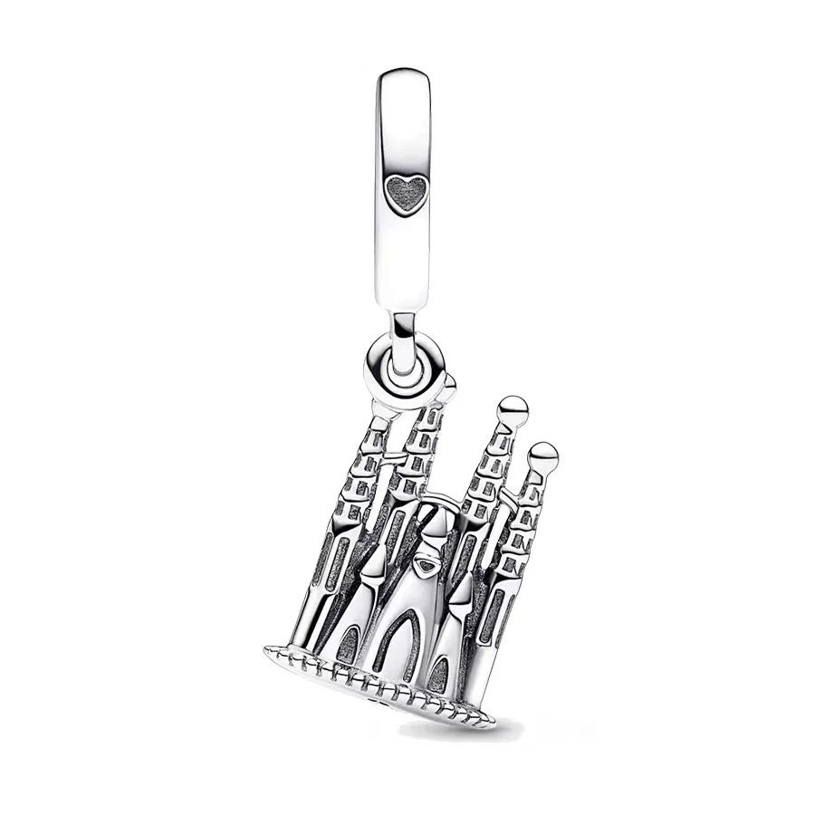 Sagrada Familia Cham Fit for Silver Bracelet Famous Building Charm Genuine 925 Sterling Silver Etsy