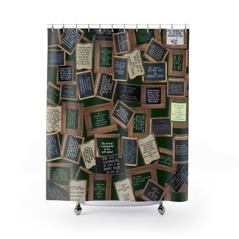 Funny Jokes Shower Curtain, Shower Curtains, Funny Gift, Gift for Him