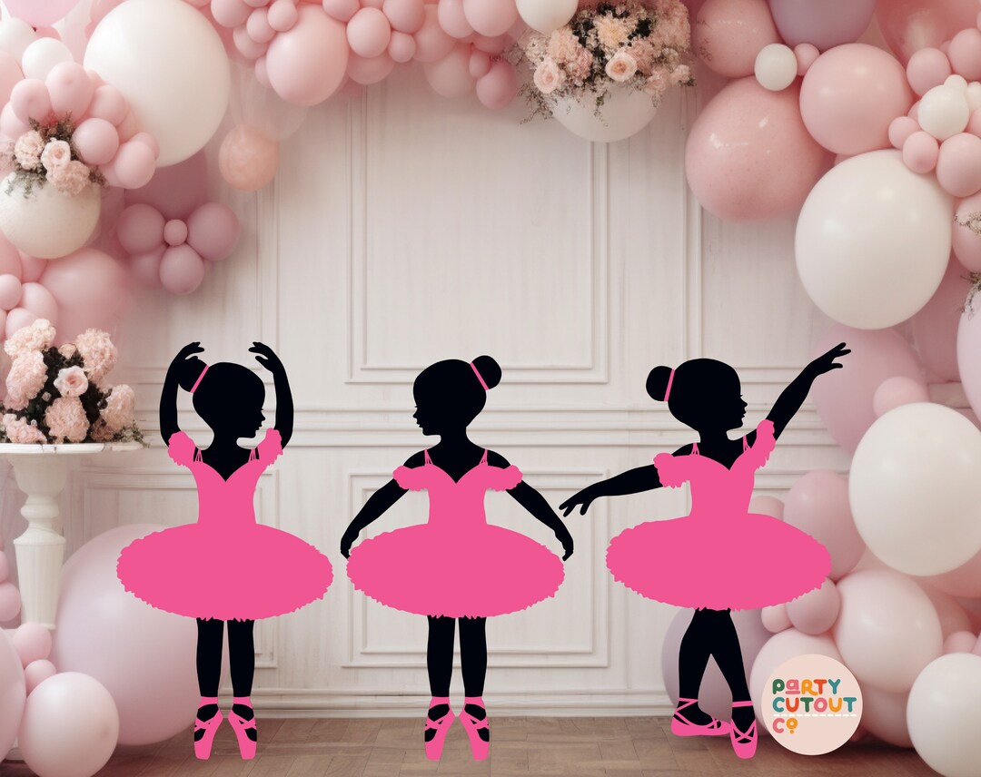 BIG CUTOUT, Ballerina Girl, Ballerina Decoration, Ballet Prop