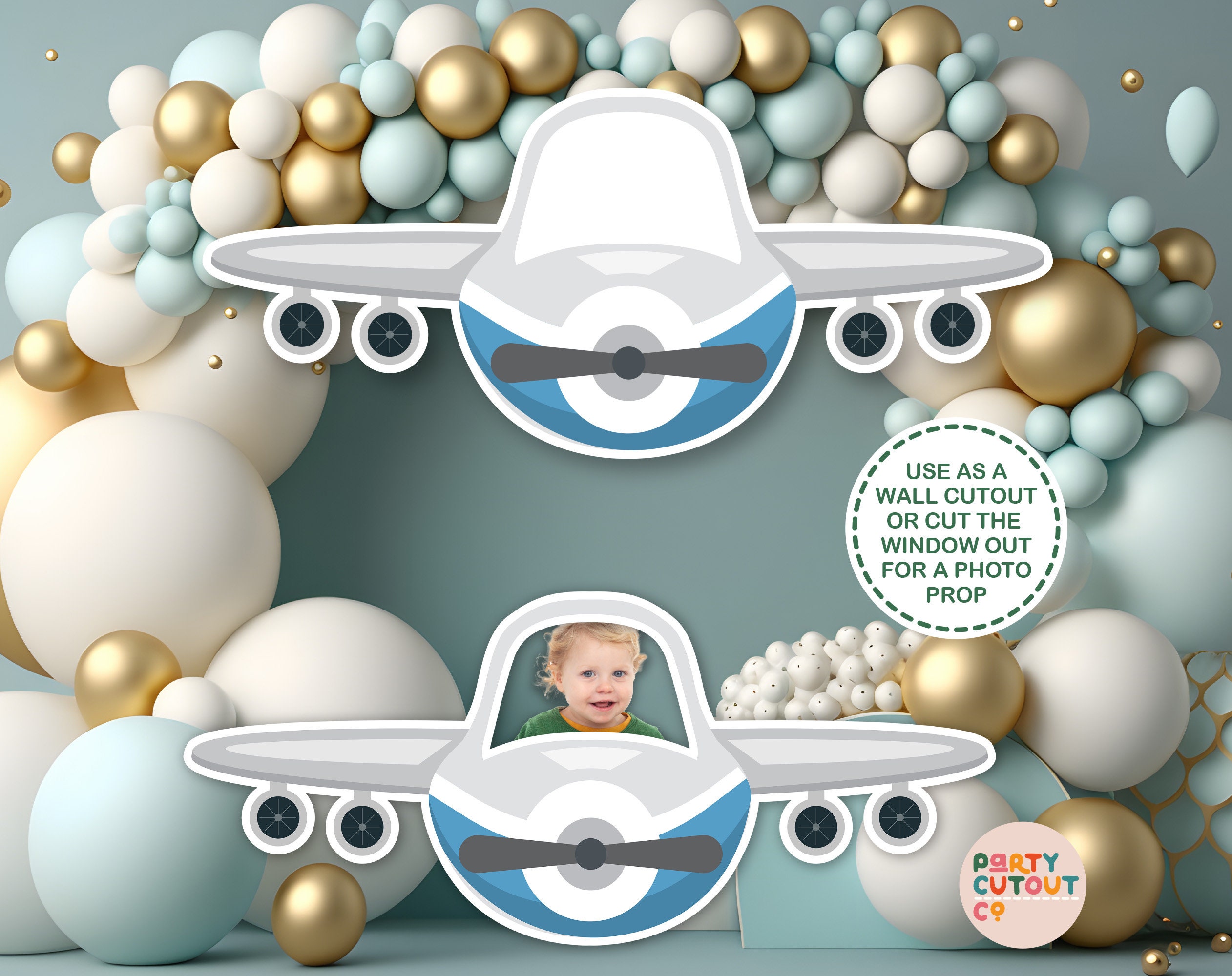 Yeele 10x10ft Aircraft Biplane Photo Backdrop Vinyl Airplane Wing - View #11