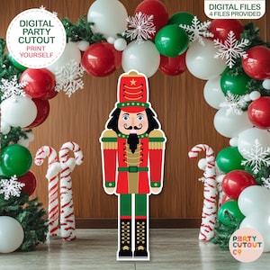 BIG CUTOUT Christmas Nutcracker Cutout Christmas Decorations Nutcracker Decorations Christmas Props Christmas Decor Life Size Cutout Ballet