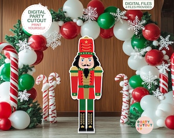 BIG CUTOUT Christmas Nutcracker Cutout Christmas Decorations Nutcracker Decorations Christmas Props Christmas Decor Life Size Cutout Ballet