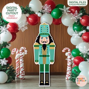 BIG CUTOUT Christmas Nutcracker Cutout Christmas Decorations Nutcracker Decorations Christmas Props Christmas Decor Life Size Cutout Ballet