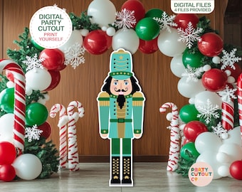 BIG CUTOUT Christmas Nutcracker Cutout Christmas Decorations Nutcracker Decorations Christmas Props Christmas Decor Life Size Cutout Ballet