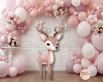 BIG CUTOUT Cute Rabbit Cutout Bunny Party Woodland Party