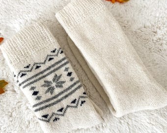 Alpaca Wool Socks, Mens Socks, Womens Socks, Christmas Socks, Winter Wool Socks, Natural Socks, Warm Sock, Merino Wool Sock, Thick Wool Sock