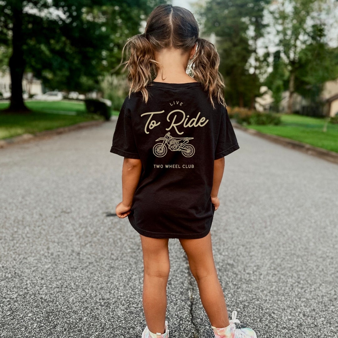 YOUTH Live to Ride Tshirt, TODDLER Dirt Bike Shirt, Dirt Bike Clothing