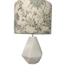 Zinnia blue drum lampshade -Handmade | Australia